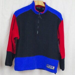 Vintage EBTek; Eddie Bauer USA Made Colorblock fleece. Large